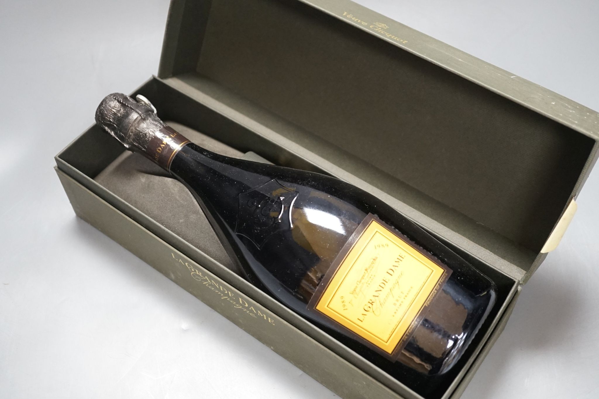 Champagne, Veuve Cliquot, La Grande Dame, one boxed bottle